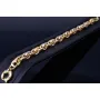 Stilvolles Armband aus 14K/585 Bicolor Gold mit filigranem Greco-Design in ca. 20 cm Länge