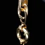 Stilvolles Armband aus 14K/585 Bicolor Gold mit filigranem Greco-Design in ca. 20 cm Länge