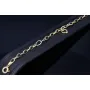 Exquisites Bicolor Herz - Armband aus 585 14K Gold in (ca. 20 cm Länge)