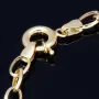 Exquisites Bicolor Herz - Armband aus 585 14K Gold in (ca. 20 cm Länge)