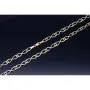 Sehr schöne, luftige Halskette mit aus 14K / 585 Gold (14K/585 Bicolor Gelbgold und Weißgold) ca. 50 cm