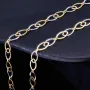 Sehr schöne, luftige Halskette mit aus 14K / 585 Gold (14K/585 Bicolor Gelbgold und Weißgold) ca. 50 cm