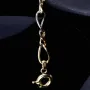 Edles Bicolor - Damen- Armband aus hochwertigem 14K 585er Weiß- und Gelbgold (ca. 20,5 cm Länge)