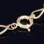 Edles Bicolor - Damen- Armband aus hochwertigem 14K 585er Weiß- und Gelbgold (ca. 20,5 cm Länge)