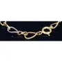 Edles Bicolor - Damen- Armband aus hochwertigem 14K 585er Weiß- und Gelbgold (ca. 20,5 cm Länge)