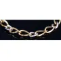 Elegantes Gold-Armband für Damen aus edlem Bicolor 14K 585 Gelbgold (ca. 19 cm Länge)