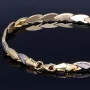 Stilvolles, filigran verziertes Armband aus 585 14K Gold in (ca. 19-20 cm Länge)