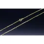Überlange, hochwertig produzierte Stäbchenkette mit FBM-Stempel in Gelbgold (14K, 585) ca. 85cm (ca. 10,2g)