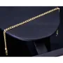 Sehr schönes Panzerarmband aus wertvollem 585er 14k Gold, ca. 2,5 mm breit, 19cm lang