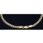 Sehr schönes Panzerarmband aus wertvollem 585er 14k Gold, ca. 2,5 mm breit, 19cm lang