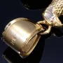 Großer Adler-Anhänger in Bicolor Gold (585er Weißgold und Gelbgold 14k)