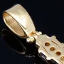 Wikinger-Axt-Anhänger mit filigranen Details und Verzierungen aus hochwertigem 585er 14K Gelbgold