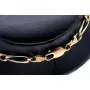 Massive Figaro-Goldkette in 18K / 750 Bicolor Gold Weiß- und Gelbgold in exklusivem Design (ca. 32,1 Gramm, ca. 70cm)