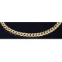Massives Panzerarmband in edlem 585 14k Gold in 4mm Stärke, ca. 20cm Länge, (ca. 10,7g)