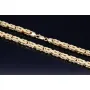 Exquisite XL-Königskette aus funkelndem 585er Gold (14 K) (ca. 47g, 70cm, 5,5mm)