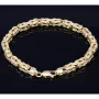 Königsarmband aus edlem 585er 14k Gelbgold, ca. 5,5mm breit, 22cm lang
