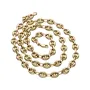 Bohnenkette aus 585er (14 Karat) Gelbgold (ca. 56 cm; 17,5g)