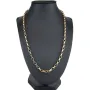 Exquisite, kurzgliedrige Ankerkette aus hochwertigem 585 / 14K Gold , ca. 55 cm Länge 4,5mm