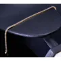 Tennisarmband mit funkelnden, dunkelblauen Zirkonia aus edlem 585 14K Gelbgold in (ca. 18,5 cm Länge)