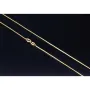 Edle Schlangenkette für Damen aus glänzendem 585er (14k) Gold in ca. 50cm, 1mm