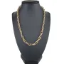 Modische Halskette (Collier) aus hochwertigem 14K 585 Weiß- und Gelbgold (Bicolor) ca. 50cm
