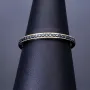 Zirkoniaring 585 14 Karat - Ring in Gelbgold mit funkelnden schwarzen Zirkonia bestückt Ringgröße ca. 51