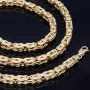Exquisite XL-Königskette aus funkelndem 585er Gold (14 K) (ca. 33,6g, 60cm, 5mm)