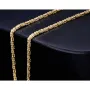 Erstklassige Königskette aus massivem 14K Gold (585) in 65 cm Länge; ca. 2,5mm breit - Made in Germany mit FBM Stempel