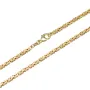 Erstklassige Königskette aus massivem 14K Gold (585) in 65 cm Länge; ca. 2,5mm breit - Made in Germany mit FBM Stempel