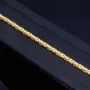 Feines, massives Königsarmband aus hochglanzpoliertem Gold (585er 14k Gold), ca. 1,8 mm Breite, ca. 18,5cm lang - Made in Germany mit FBM Stempel