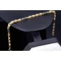 Edles Königsarmband mit schwarzen, glitzernden Zirkoniasteinen aus 585er Gelbgold (14K) in ca. 21,5 cm Länge, 3,5mm