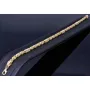 Bling - Königsarmband mit glitzernden Zirkonia Steinen aus 585er Gelbgold (14 Karat) in 21,5 cm Länge