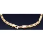 Bling - Königsarmband mit glitzernden Zirkonia Steinen aus 585er Gelbgold (14 Karat) in 21,5 cm Länge