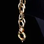 Schönes Bicolor Goldarmband für Damen aus edlem 585 14K Weißgold und Gelbgold (ca. 19 cm Länge)