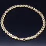 Exquisites Armband in edlem Design aus hochwertigem 14K 585 Gold (Gelbgold) ca. 20 cm Länge