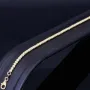 Längenverstellbares Infinity-Armband bestehend aus vielen kleinen Goldkügelchen aus 585 14K Gelbgold in ca. 18,5 - 20 cm Länge mit Zirkoniastein