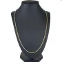 Funkelnde Kordelkette in ca. 60 cm Länge aus hochwertigem 585er Gold 14k ca. 2mm Breite