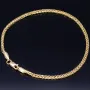 Funkelndes Goldarmband / Fuchsschwanzarmband in stilvollem Design aus hochwertigem 14K 585 Gold (Gelbgold) ca. 20 cm Länge