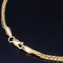 Funkelndes Goldarmband / Fuchsschwanzarmband in stilvollem Design aus hochwertigem 14K 585 Gold (Gelbgold) ca. 20 cm Länge