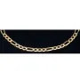 Edles Figaro Armband in hochwertigem 585 14k Gold, ca. 2,5mm breit, 20cm lang