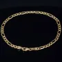 Edles Figaro Armband in hochwertigem 585 14k Gold, ca. 2,5mm breit, 20cm lang
