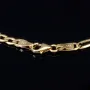 Edles Figaro Armband in hochwertigem 585 14k Gold, ca. 2,5mm breit, 20cm lang