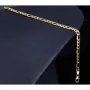 Edles Figaro Armband in hochwertigem 585 14k Gold, ca. 2,5mm breit, 20cm lang