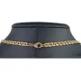 Garibaldi Collier / Goldkette für Damen in stilvollem Design in hochwertigem 333 (8k) Gelbgold in ca. 47-48 cm Länge