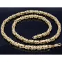 Exklusive Königskette aus funkelndem 585er Gelbgold (14k)- ca. 65cm lang, 5mm breit