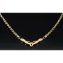 Collier für Damen aus 585 (14k) Bicolor Gold (Gelb- und Weißgold) mit einem von Zirkoniasteinen besetzten Anhänger (ca. 47 cm)
