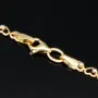 Collier für Damen aus 585 (14k) Bicolor Gold (Gelb- und Weißgold) mit einem von Zirkoniasteinen besetzten Anhänger (ca. 47 cm)