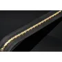 Schönes Bicolor Goldarmband mit stilvollem Dekor aus hochwertigem 585 14K Weißgold und Gelbgold (ca. 19 cm Länge)