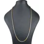 Massive XXL Königskette in ca. 80cm Länge in außergewöhnlichem Design aus 14K 585 Bicolor Gold (Gelbgold und Weißgold) (ca. 74g)