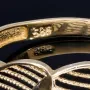Exklusiver Ring in modernem Design aus hochwertigem 585 14K Gold Ringgröße ca. 57